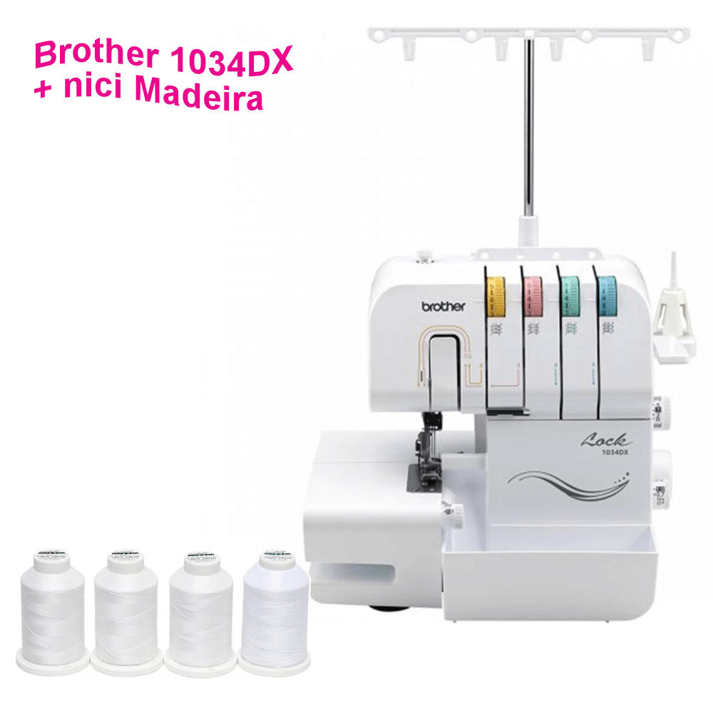 Owerlock Brother 1034DX + nici Madeira gratis!