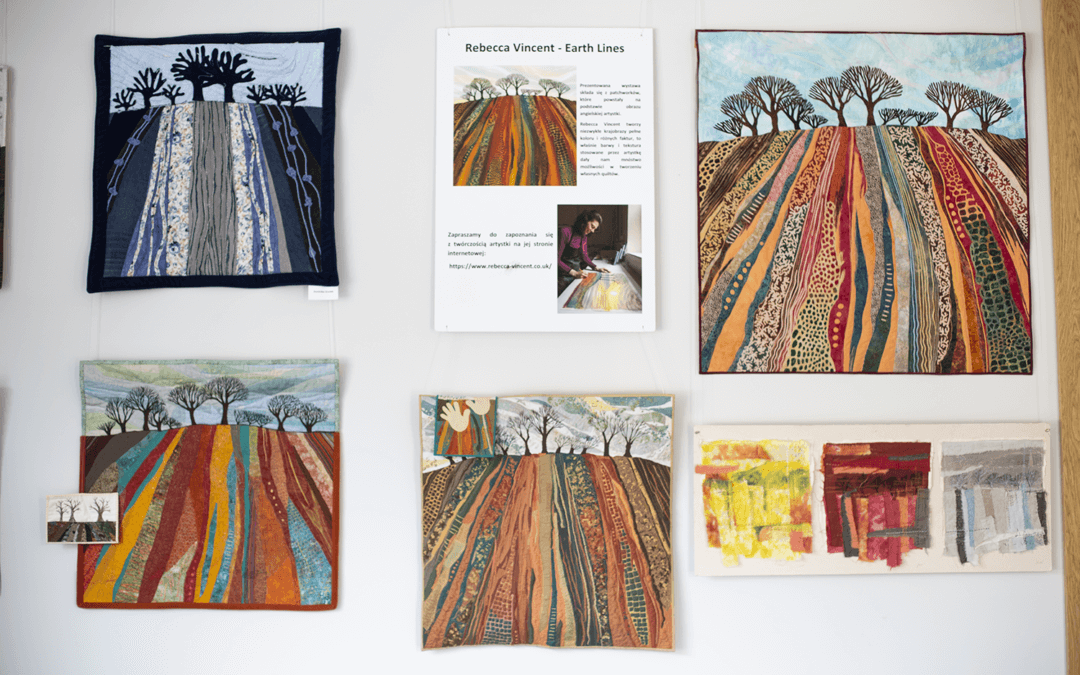 Rebecca Vincent – Earth Lines – wystawa patchworku