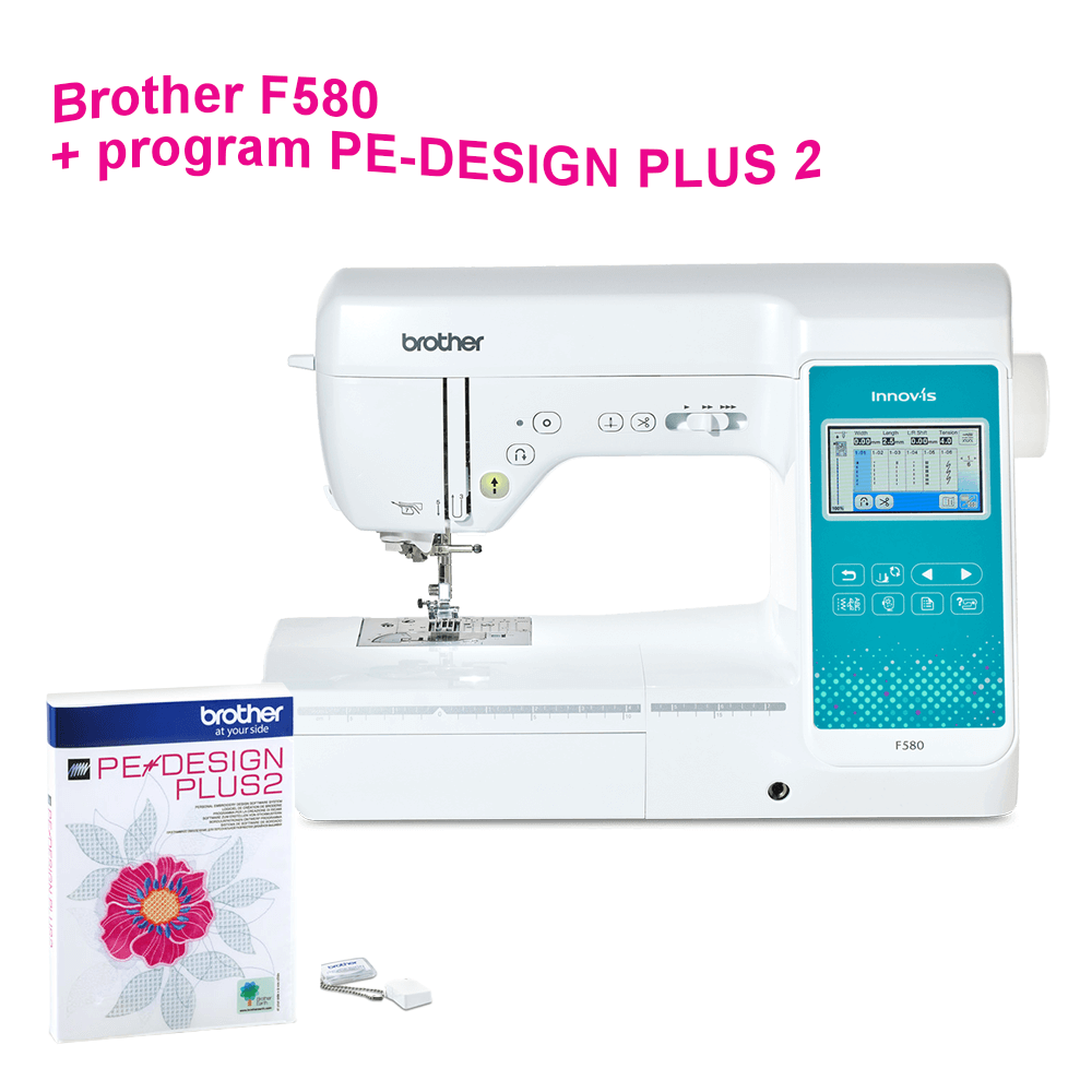 Maszyno-hafciarka Brother F580 + program PEDPLUS2 gratis!