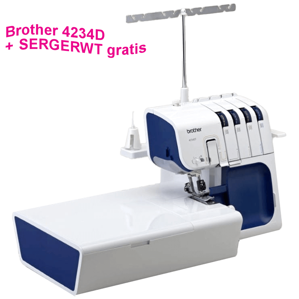 Overlock Brother 4234D + stolik SERGERWT gratis!