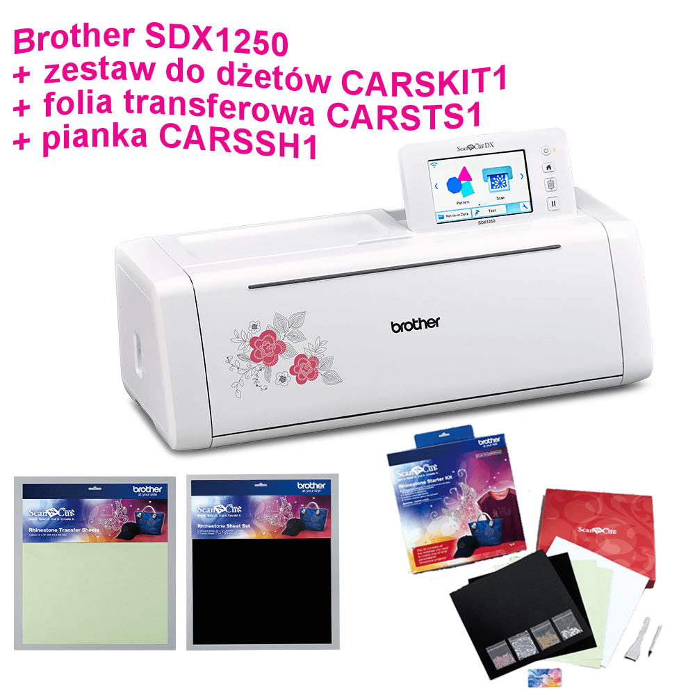 Ploter Brother SDX1250 + pianka, folia i zestaw do robienia dżetów gratis!