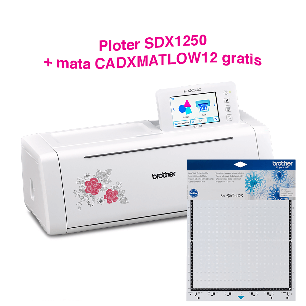 Ploter SDX1250 + mata CADXMATLOW12 gratis!